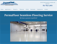 Tablet Screenshot of permafloor.com